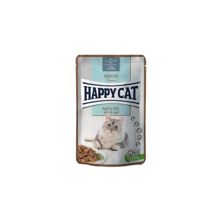 Happy Cat Sensitive Skin Coat 85g , mokra karma, dla kotów dorosłych