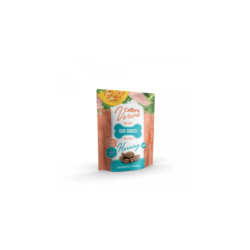 Calibra Dog Verve Semi-Moist Snack Fresh Herring 150g
