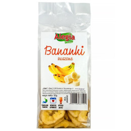 Alegia Przysmak Banany suszone 50g naturalny przysmak dla gryzoni i królików