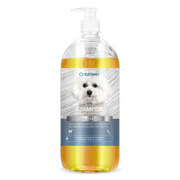 Eurowet KP, szampon do białej sieści, 1l