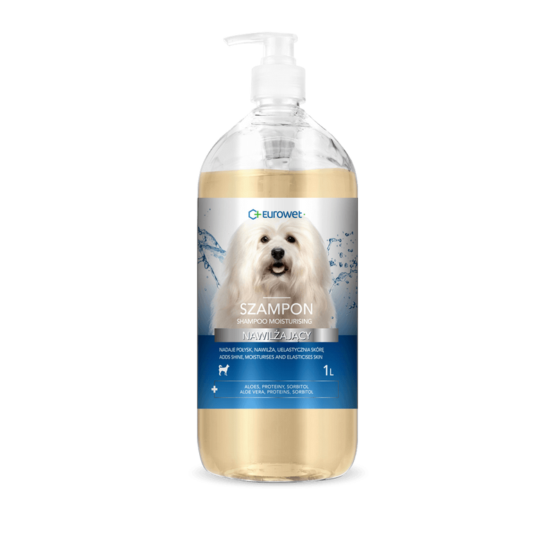 Eurowet, szampon nawilżający, 1l