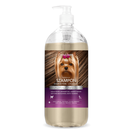 Eurowet KP, szampon dla yorka, 1l