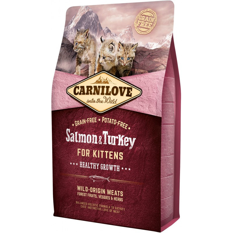 CARNILOVE CAT Salmon and Turkey for Kittens2kg Łosoś i Indyk