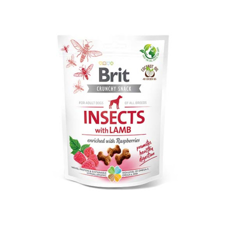 Brit, hipoalergiczna przekąska Crunchy Cracker, jagnięcina z malinami, 200 g