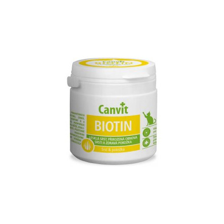 Canvit Biotin For Cats 100g zdrowa skóra kotów
