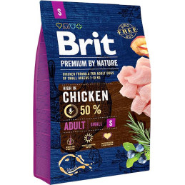 Brit Premium by Nature Adult Small Karma dla psa 3kg