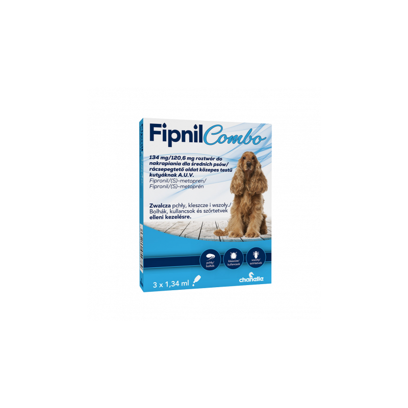 FIPNIL COMBO M 10-20kg 134mg/120,6mg 3 pipety 1,34ml