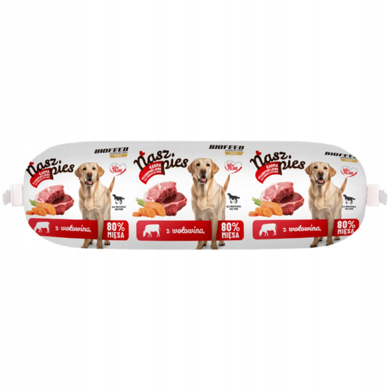 Biofeed, Nasz Pies, Baton z Wołowiną, 1 kg