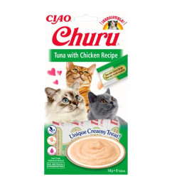 Inaba Cat Churu Tuna With Chicken 4x14g