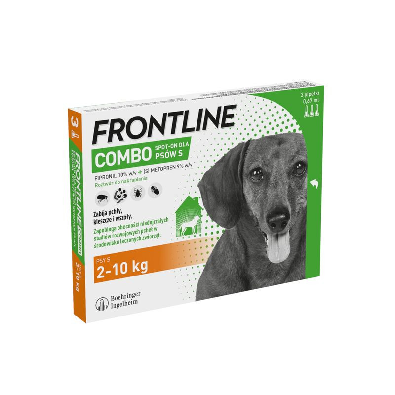 FRONTLINE COMBO PSY S  - 3 PIPETY