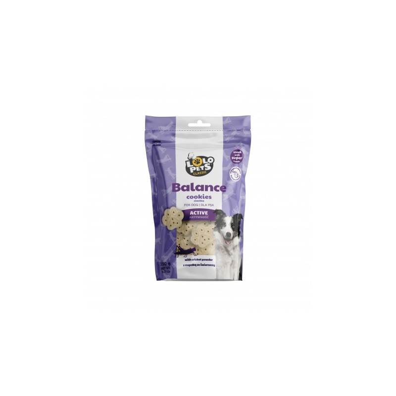Lolo Pets, ciastka dla psa ACTIVE, zdrowe kości i stawy 350g doypack LO-80810