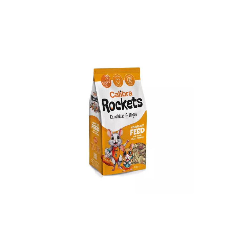 Calibra Rockets Mix Chinchillas & Degus 900g ( szynszyle koszatniczki ) 700060