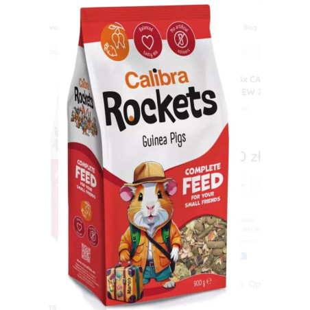 Calibra Rockets Mix Guinea Pig 900 g 700062 ( świnki morskie gryzonie )