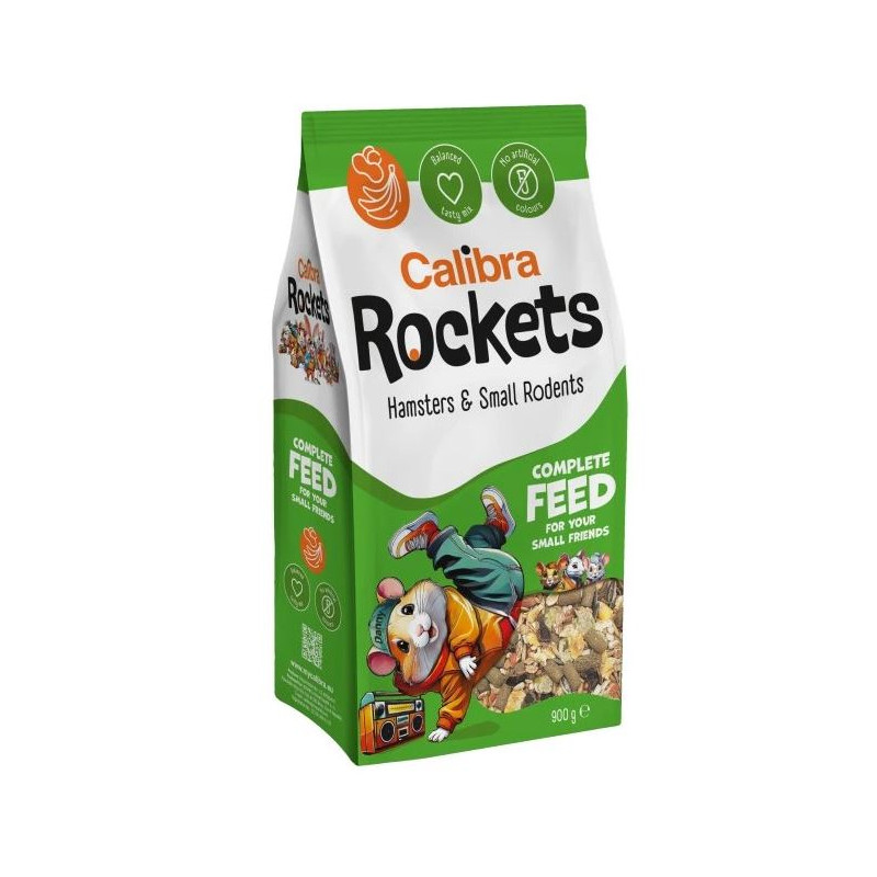 Calibra Rockets Mix Hamsters & Small rodents 900g ( chomik, małe gryzonie )700063