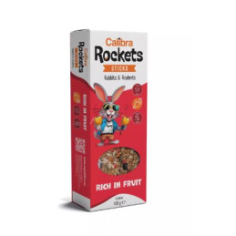 Calibra Rockets Sticks Rabbits&Rodents Fruits 120g