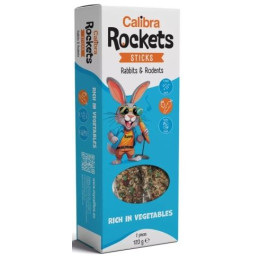 Calibra rockets sticks rabbits/rodents vegetables 120 g