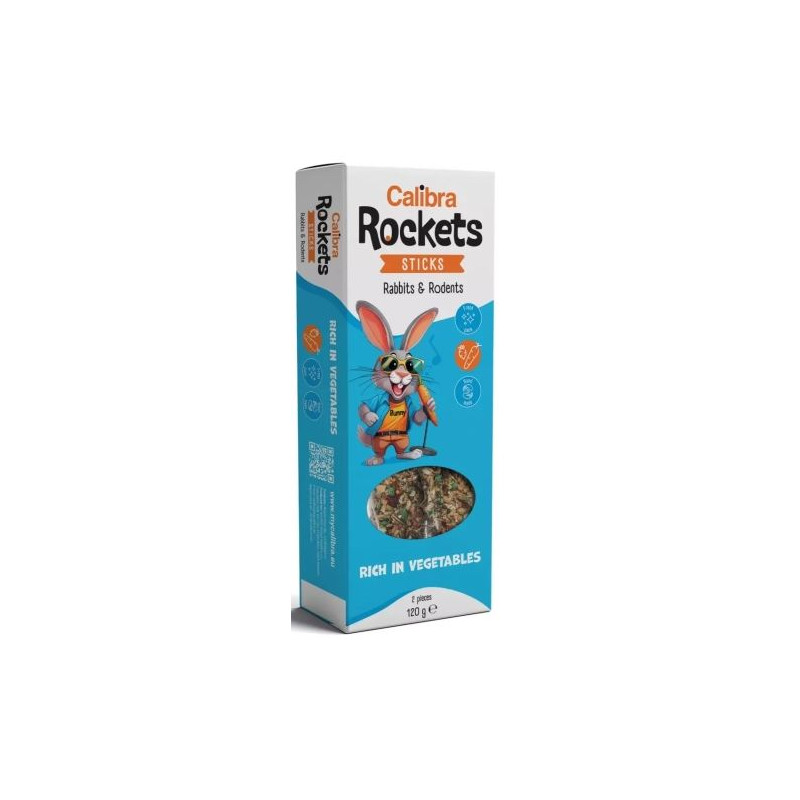 Calibra rockets sticks rabbits/rodents vegetables 120 g