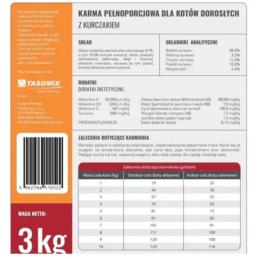 4 Łapy, kurczak, kot, 3 kg