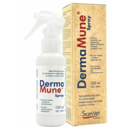 Scanvet DermaMune, spray na zmiany skórne dla psów i kotów, 100 ml