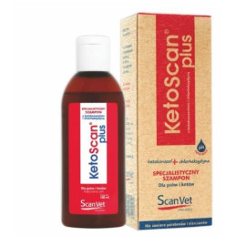 Scanvet Ketoscan Plus Dla Psów I Kotów Do Pielęgnacji Skóry 100 ml