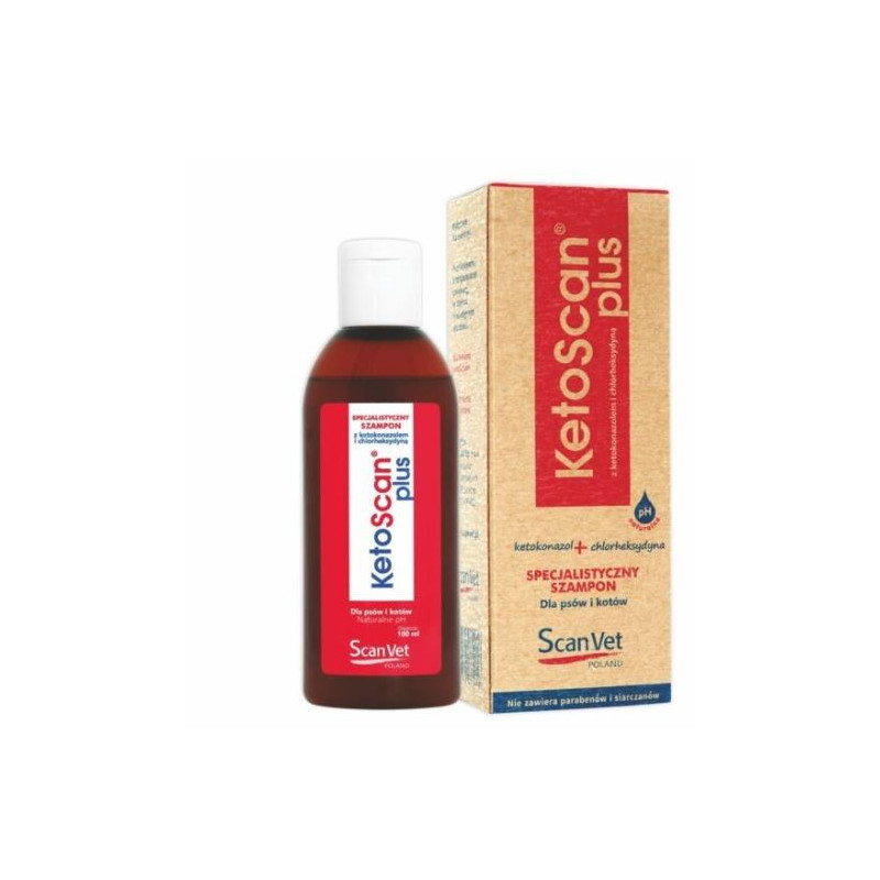 Scanvet Ketoscan Plus Dla Psów I Kotów Do Pielęgnacji Skóry 100 ml