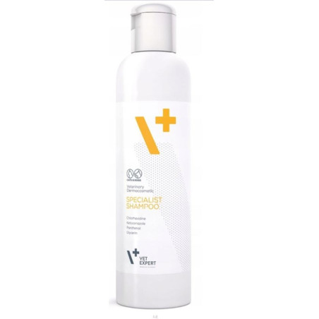 VetExpert, Specjalistyczny szampon dla psów i kotów, 250 ml