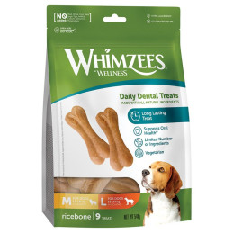 Whimzees, kość ryżowa, M/L, 9 szt