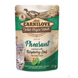 Carnilove Cat Adult Pheasant & Raspberry Leaf 85g