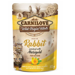 Carnilove Cat Kitten Rabbit & Marigold 85g