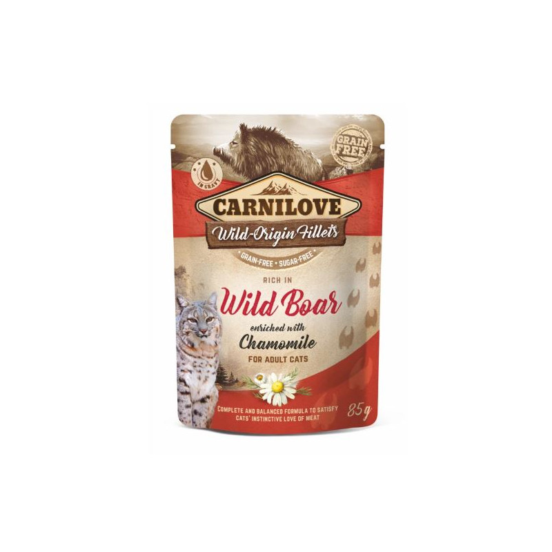 Carnilove Cat Adult Wild Boar & Chamomile 85g