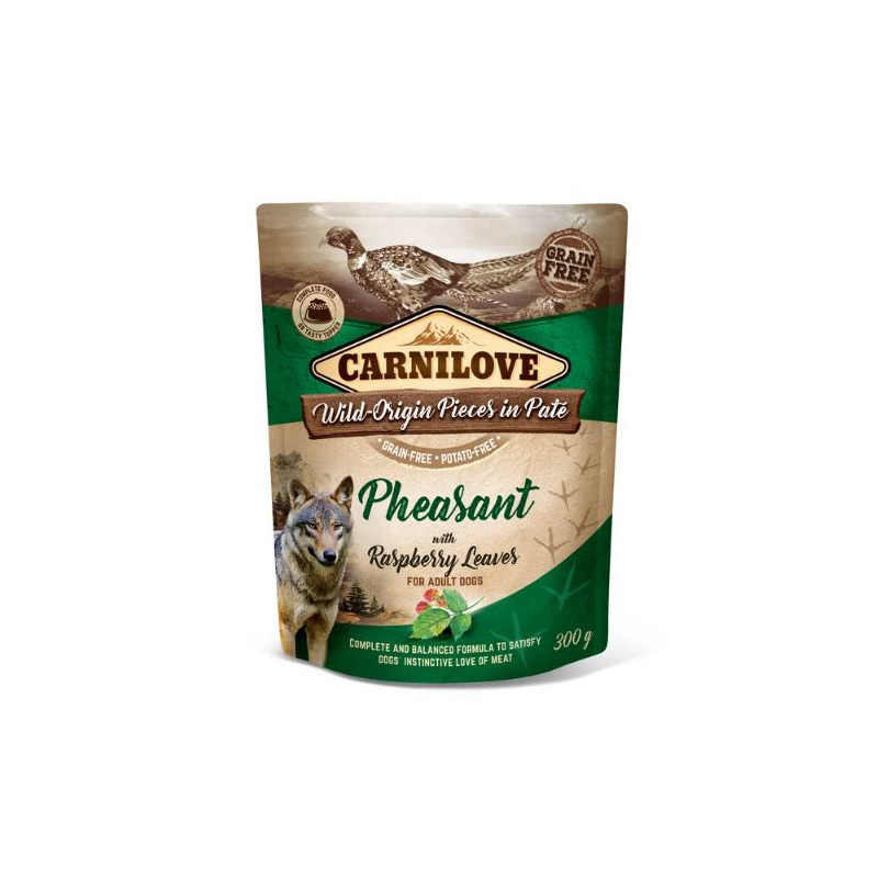 Carnilove Dog Adult Pheasant & Raspberry Leaves 300g