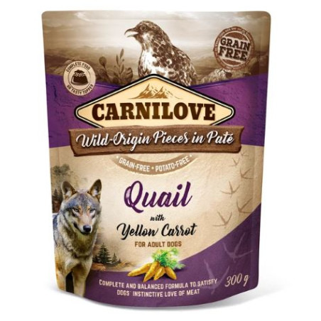 Carnilove Dog Adult Quail & Yellow Carrot 300g