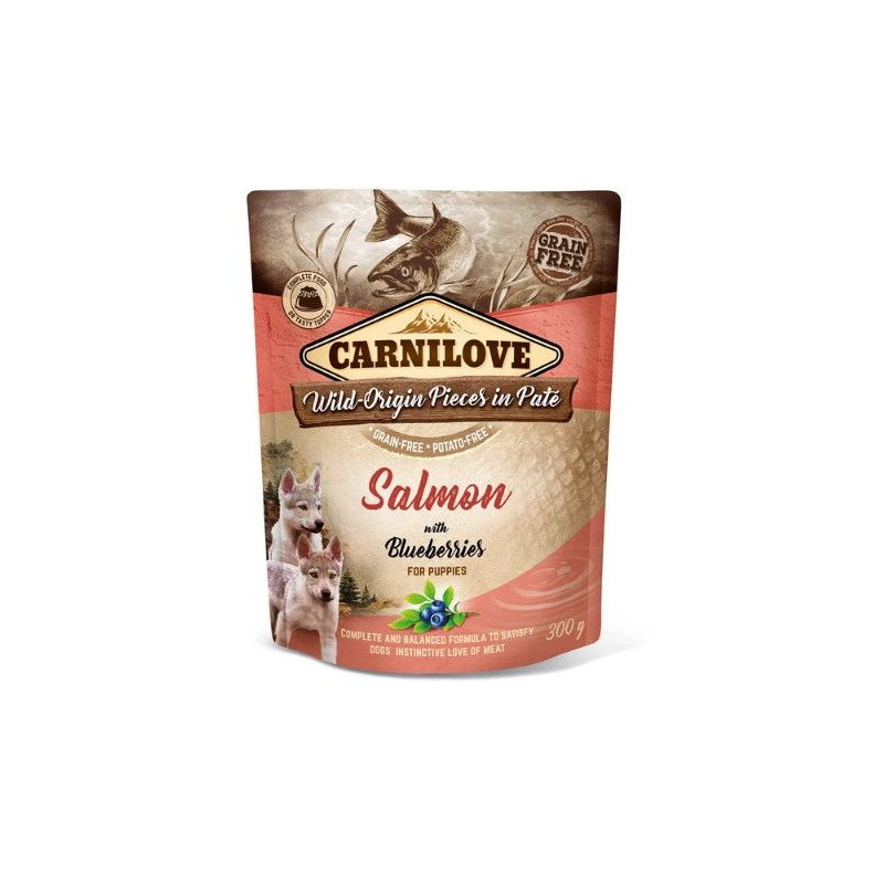 Carnilove Dog Puppy Salmon & Blueberries 300g