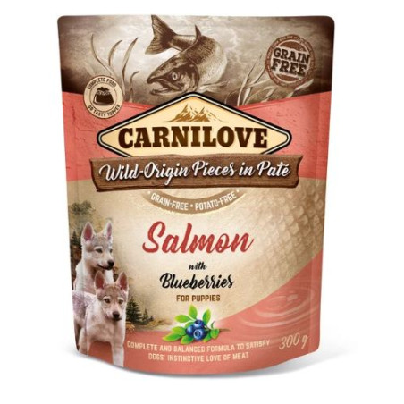 Carnilove Dog Puppy Salmon & Blueberries 300g