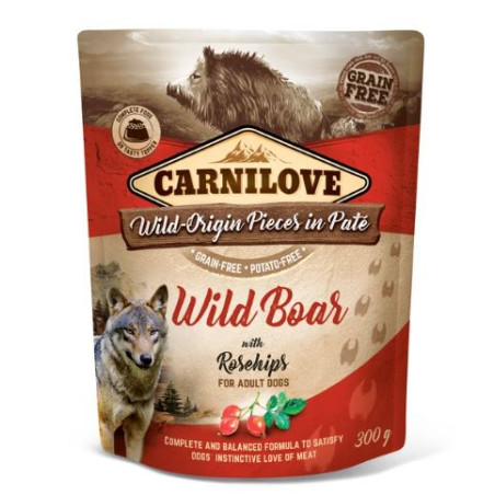Carnilove Dog Adult Wild Boar & Rosehips 300g