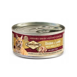 CARNILOVE CAT 100g PUSZKA ADULT CHICKEN&LAMB