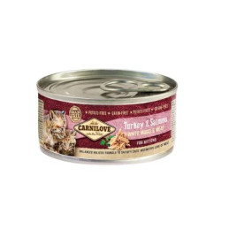 Carnilove Cat Kitten Salmon & Turkey 100g