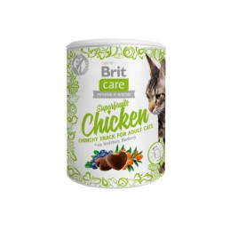 BRIT CARE CAT SNACK SUPERFRUITS CHICKEN 100g