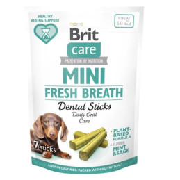Brit Care Mini Dental Sticks Fresh Breath 120g