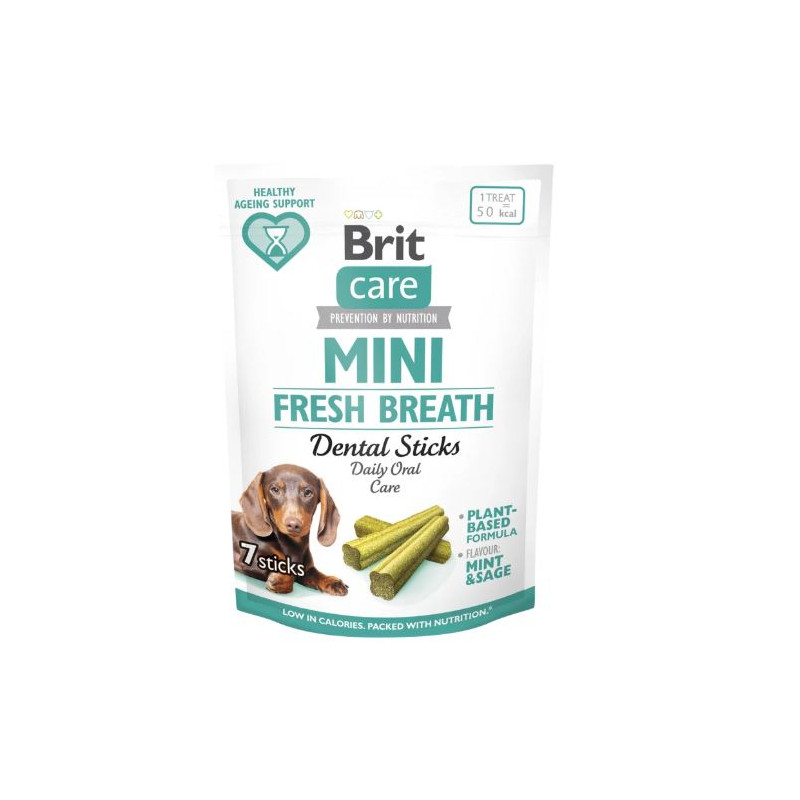 Brit Care Mini Dental Sticks Fresh Breath 120g