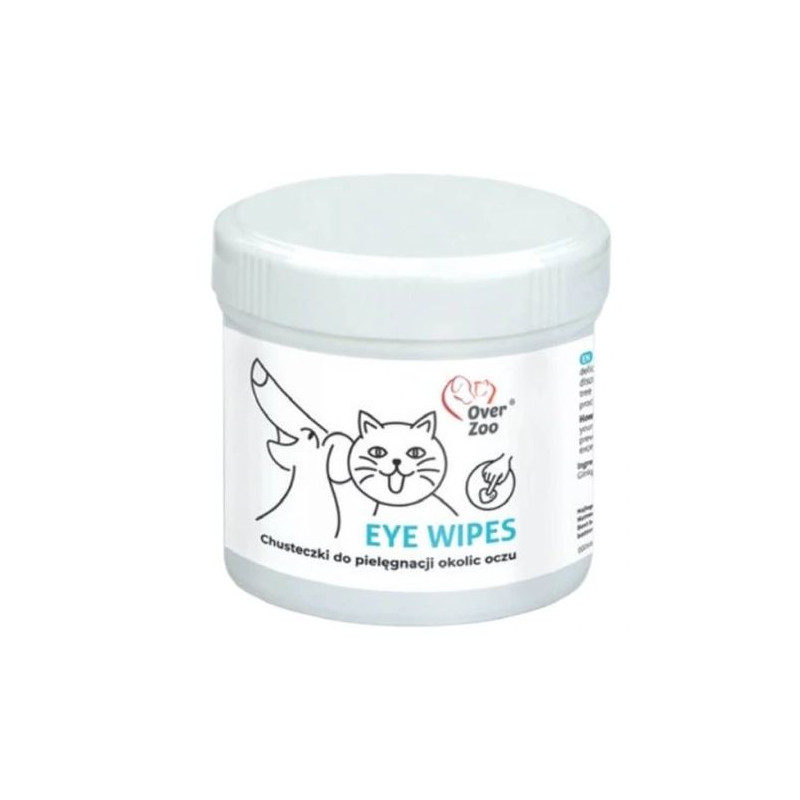 Over Zoo, Chusteczki Do Oczu Dla Psa Kota, 50 szt