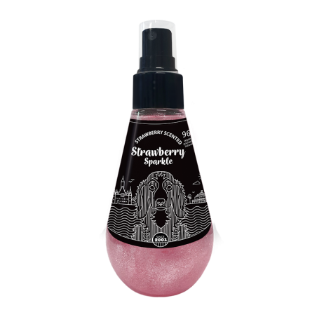 Over Zoo, Strawberry Sparkle, mgiełka z brokatem dla zwierząt,  150 ml