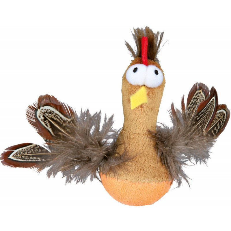 Zabawka dla kota kurczak Bobo, 10 cm