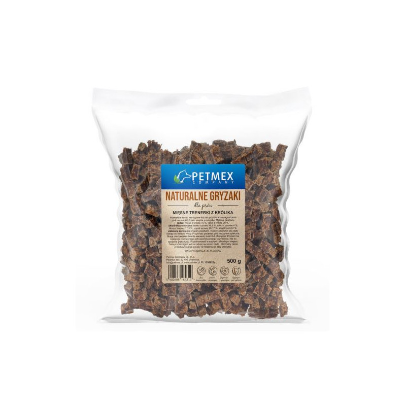 Petmex, trenerki mięsne z królika, 500 g