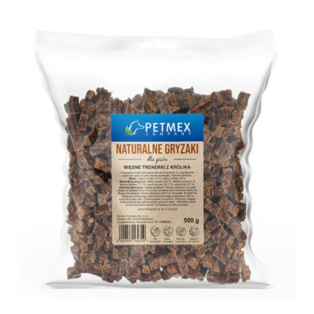 Petmex, trenerki mięsne z królika, 500 g