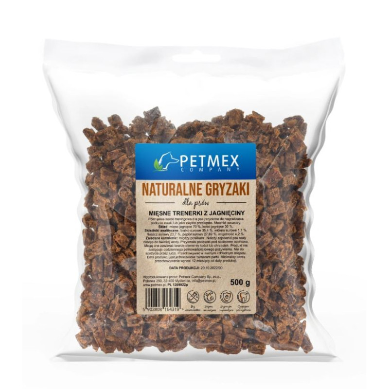 Petmex, Trenerki mięsne z jagnięciny, 500 g