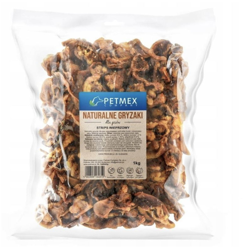 Petmex, Strips Wieprzowy, 1000 g