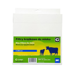 Can Agri, filtry krążkowe do mleka, 200szt, Ø 200 mm