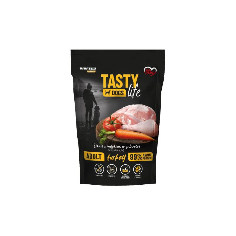 Biofeed, Tasty Dog Life Indyk, saszetka 500 g