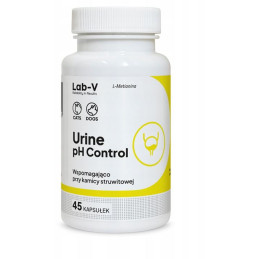 Lab V Urine pH Control, Wsparcie dla psów i kotów, 45 kaps